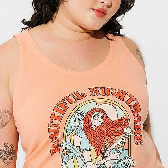 ❤️NWT VINTAGE TORRIID TANK NIGHTMARE BEFORE CHRISTMAS SALLY BEAUTIFUL PLUS SIZE - Picture 10 of 13